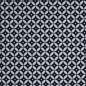 Preview: Bengaline Jacquard geometrisches Muster schwarz weiß
